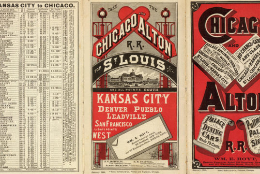 Chicago & Alton railroad depot