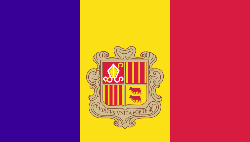 Andorra country flag