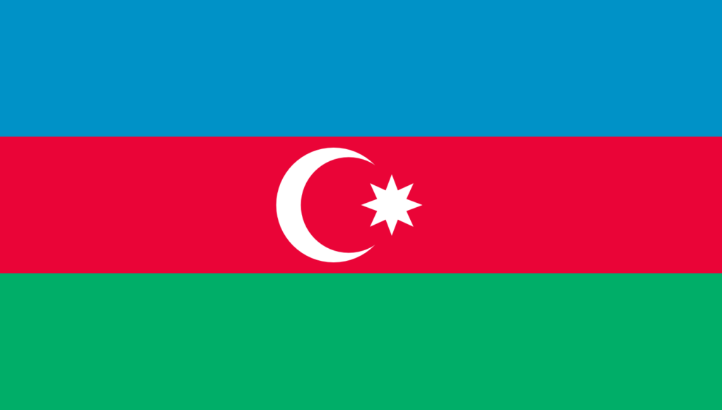 Azerbaijan country flag