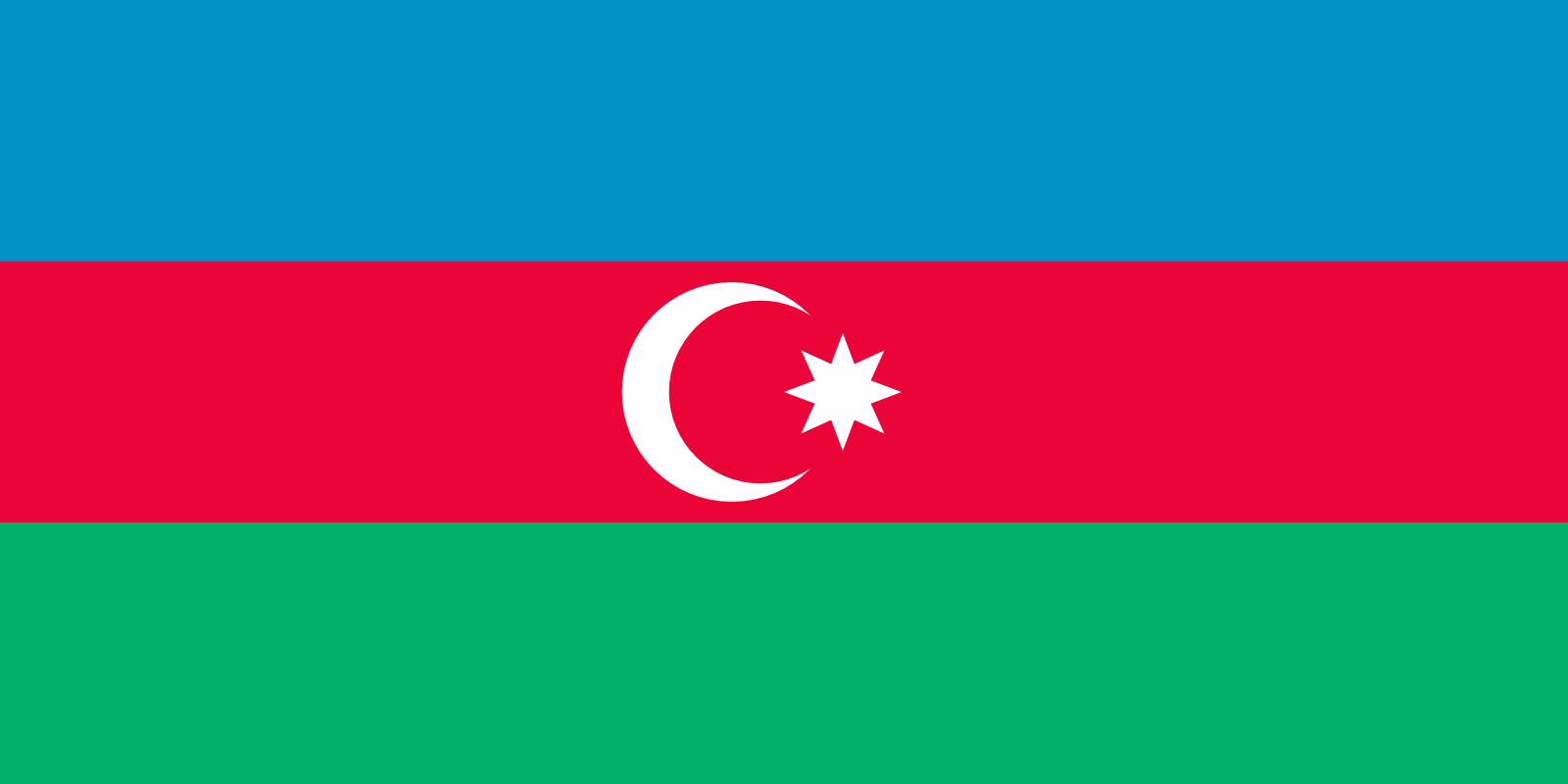 Azerbaijan country flag