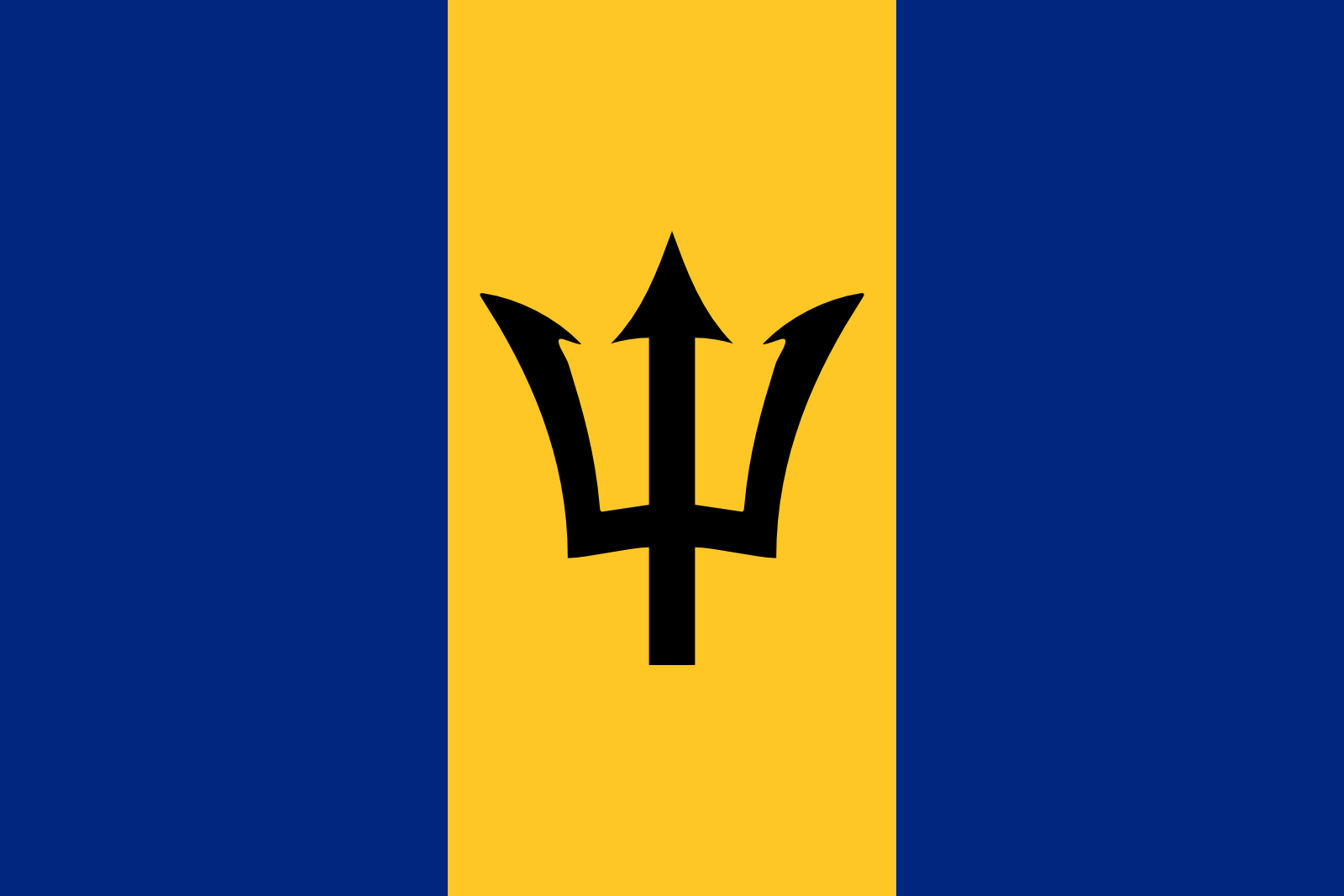 Barbados country flag