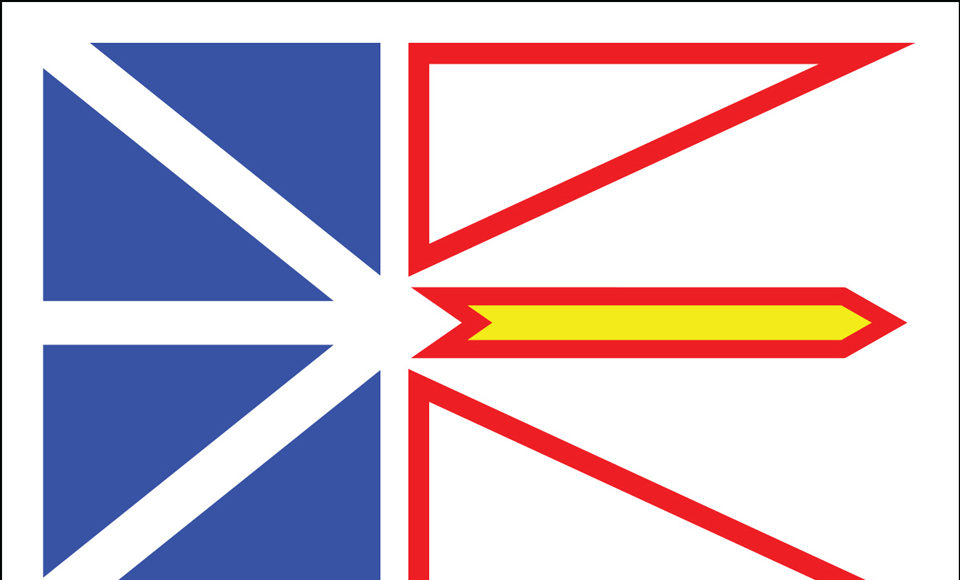 canada, newfoundland and labrador flag