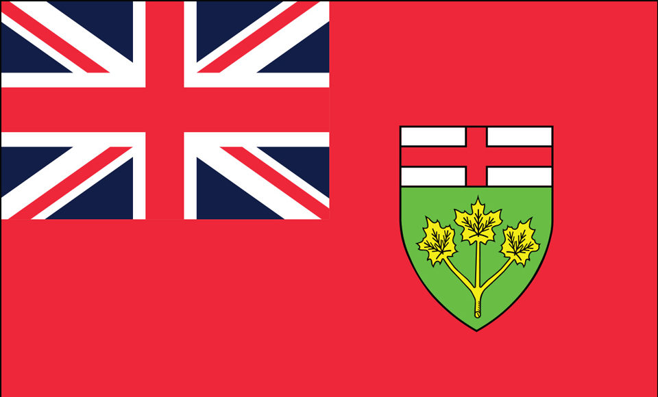 canada ontario flag