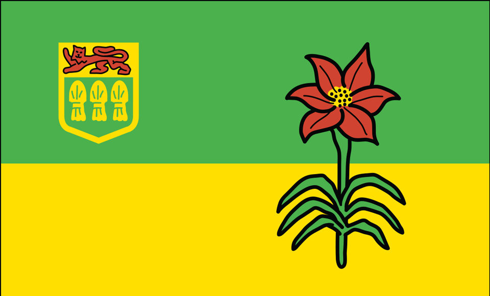 canada sascatchewan flag