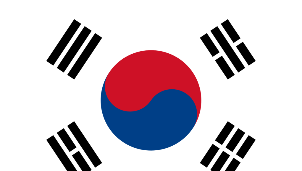 south korea country flag