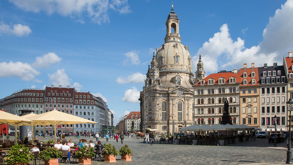 dresden frauenkirche saxony germany