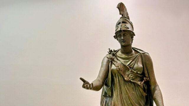 piraeus athena bronze statue